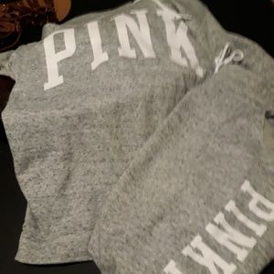 Pink jogging suit